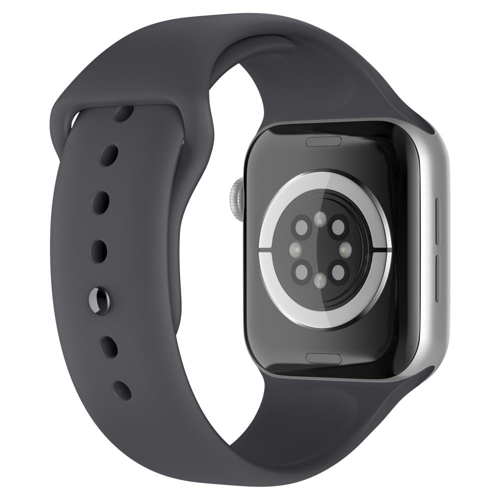 ColorPop Apple Watch 38/40/41/42 mm Silikon Armband (S/M) Mörk Grå