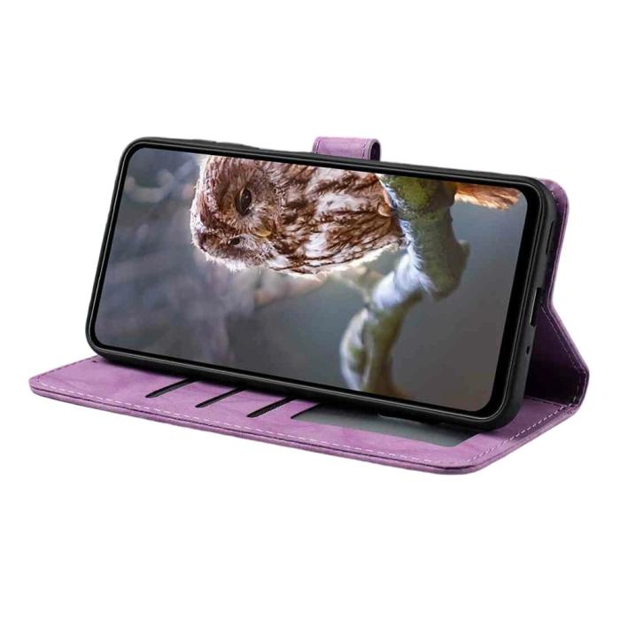 Bild 3,  Samsung Galaxy S26 Fodral Fjäril Tryck Lila