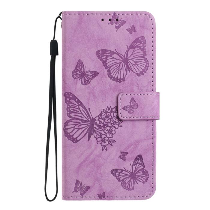 Bild 5,  Samsung Galaxy S26 Fodral Fjäril Tryck Lila