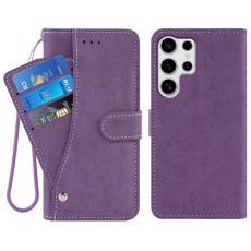  Samsung Galaxy S26 Ultra Fodral Multifunktionellt L&auml;der Lila