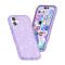  iPhone 17 Skal Hybrid Glitter Lila