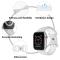 ColorPop Sportarmband Dual-Color Apple Watch 42/41/40/38 mm (S/M) Grå/Vit