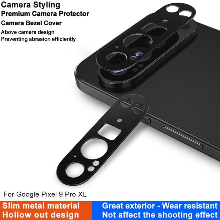 Bild 3, IMAK IMAK Google Pixel 9 Pro XL Linsskydd Metall Svart