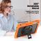  Galaxy Tab S10 FE Plus Skal 360 Shockproof Hybrid Kickstand Orange