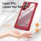  Samsung Galaxy S23 Ultra Skal Shockproof Hybrid Röd