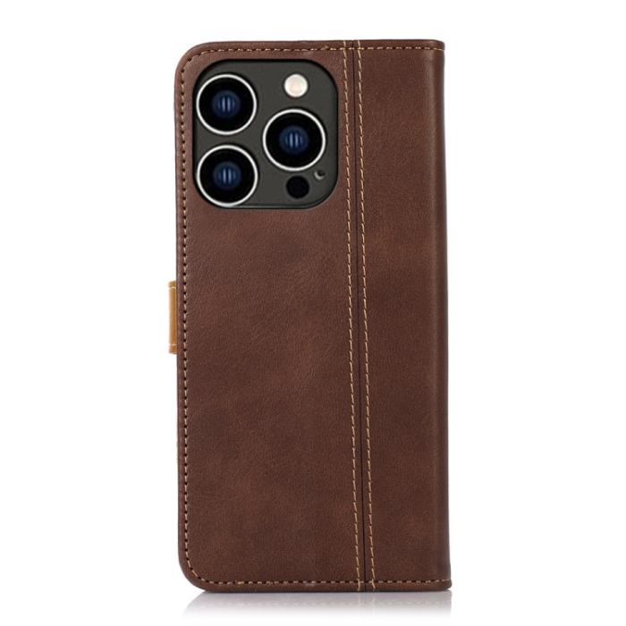 Bild 3,  iPhone 15 Pro Fodral Dual-Color Brun