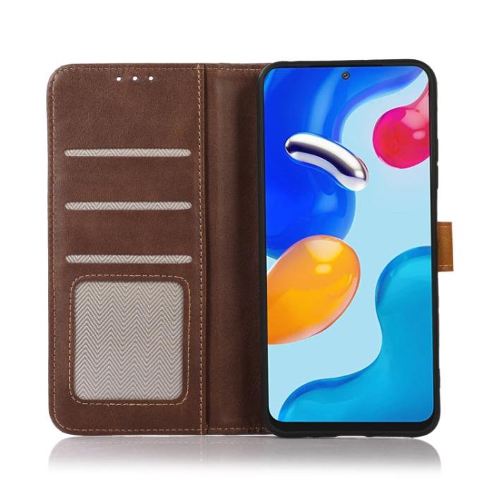 Bild 4,  iPhone 15 Pro Fodral Dual-Color Brun