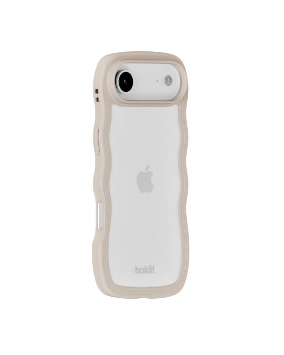 Bild 3, holdit holdit iPhone Air Mobilskal Wavy Light Beige/Transparent