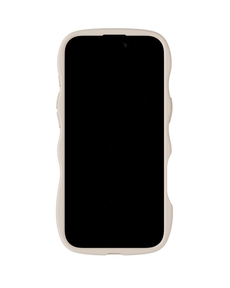 holdit holdit iPhone Air Mobilskal Wavy Light Beige/Transparent