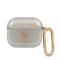 Guess Guess AirPods 3 Skal 4G TPU Glitter Karbinhake Svart