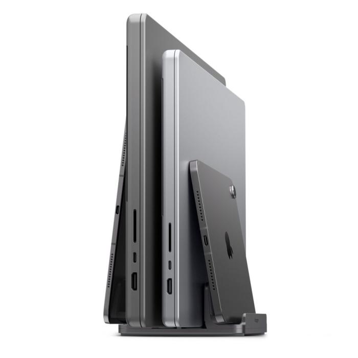 Bild 3, Spigen Spigen Vertikalt Laptop Stativ Space Grey