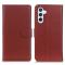  Samsung Galaxy A54 5G Fodral Litchi Textur Brun