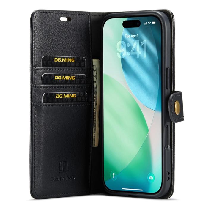 Bild 3, DG.MING DG.MING iPhone Air 2in1 Magnet Fodral / Skal Svart