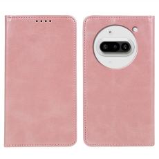  Nothing Phone 3a Fodral Flip L&auml;der Ros&eacute;guld