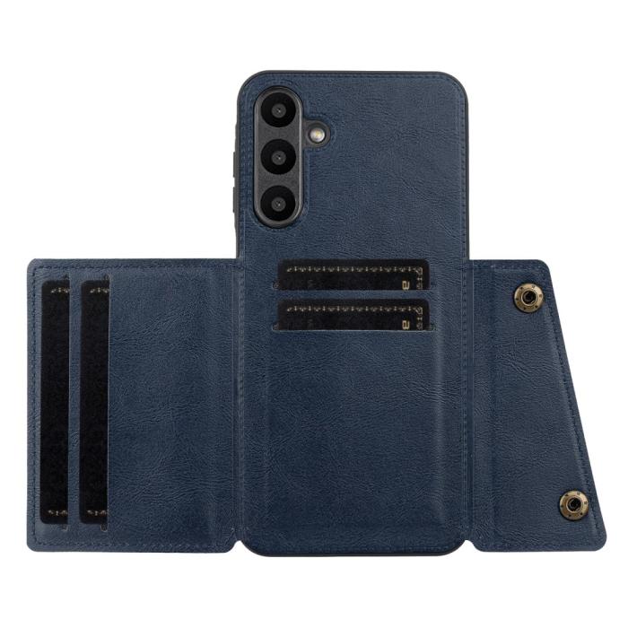 Bild 3,  Samsung Galaxy A26 5G Skal Läder Med Kortfack Och Magnet