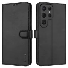 AZNS AZNS Samsung Galaxy S25 Ultra Fodral L&auml;der Svart