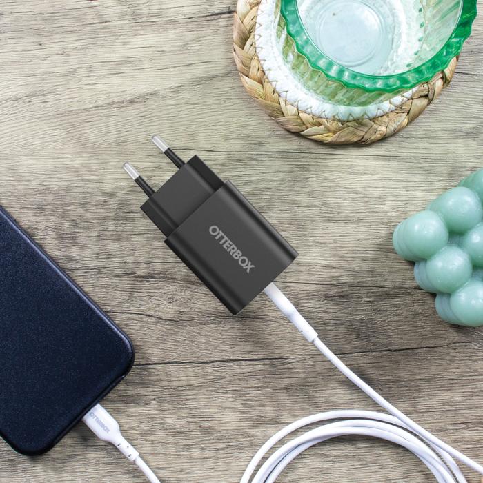 Bild 5, OtterBox OtterBox 20W PD USB-C Väggladdare Svart