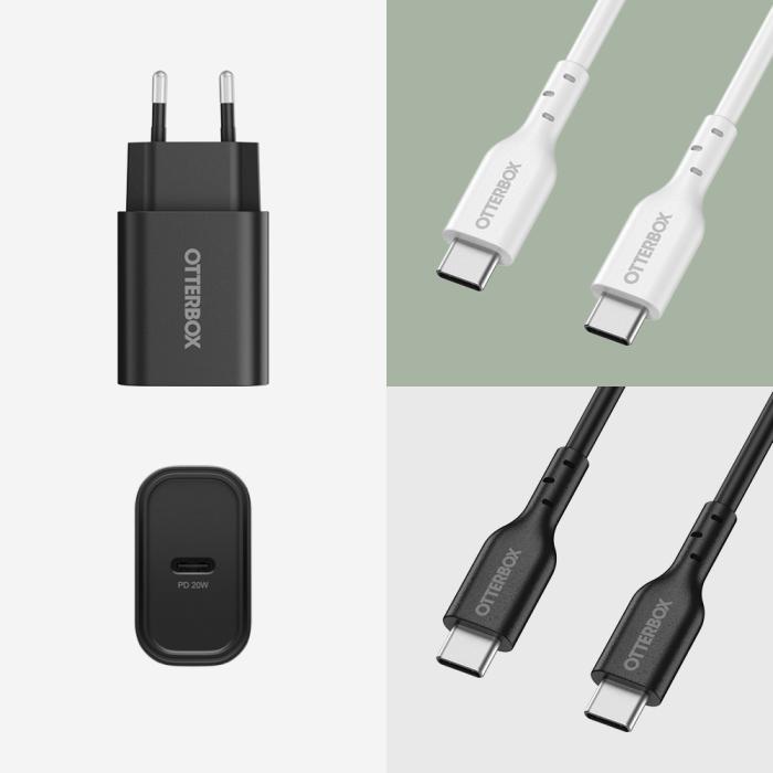 Bild 6, OtterBox OtterBox 20W PD USB-C Väggladdare Svart