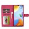 LC.IMEEKE LC.IMEEKE Xiaomi Redmi 10C Fodral Läder Röd/Rosa