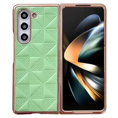  Galaxy Z Fold 6 Skal L&auml;der Gr&ouml;n
