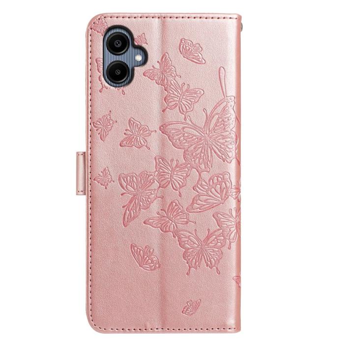 Bild 5,  Samsung Galaxy A07 Fodral Med Fjäril Tryck Roséguld