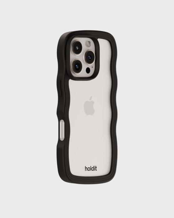 Bild 3, holdit holdit iPhone 16 Pro Max Skal Wavy Svart/Transparent