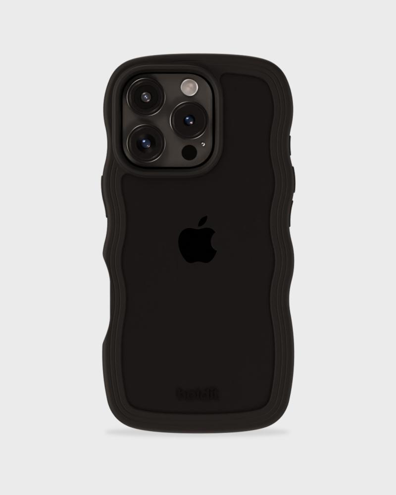 holdit holdit iPhone 16 Pro Max Skal Wavy Svart/Transparent