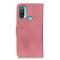 KHAZNEH KHAZNEH Motorola Moto E20 / E40 Fodral Läder Rosa