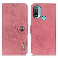 KHAZNEH KHAZNEH Motorola Moto E20 / E40 Fodral L&auml;der Rosa