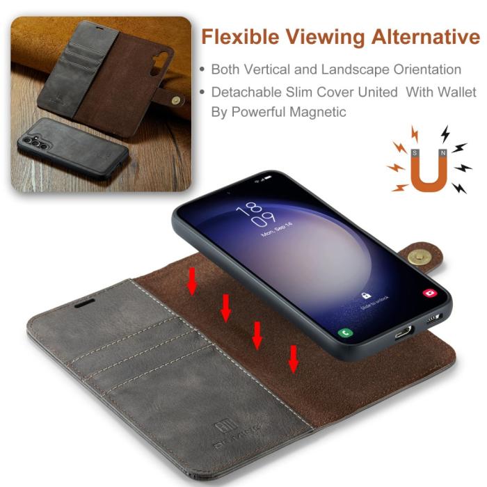 Bild 6, DG.MING DG.MING Samsung Galaxy A16 2in1 Magnet Fodral / Skal Grå