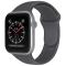 ColorPop Apple Watch 42/44/45/46/49 mm Silikon Armband (S/M) Mörk Grå
