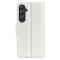  Samsung Galaxy A55 5G Fodral Litchi Läder Vit