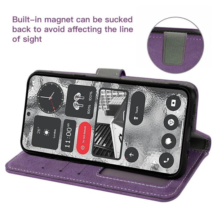 Bild 3,  Samsung Galaxy S26 Ultra Fodral Multifunktionellt Läder Lila