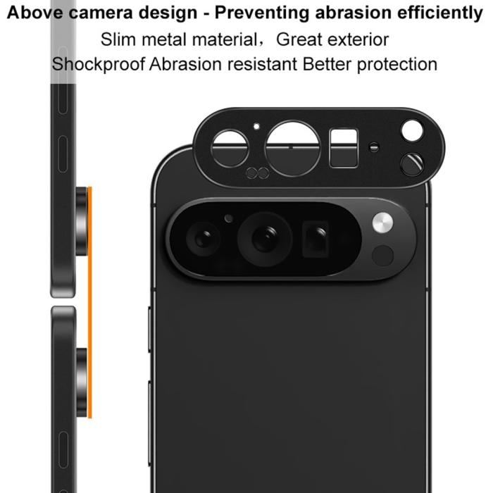 Bild 4, IMAK IMAK Google Pixel 9 Pro XL Linsskydd Metall Svart