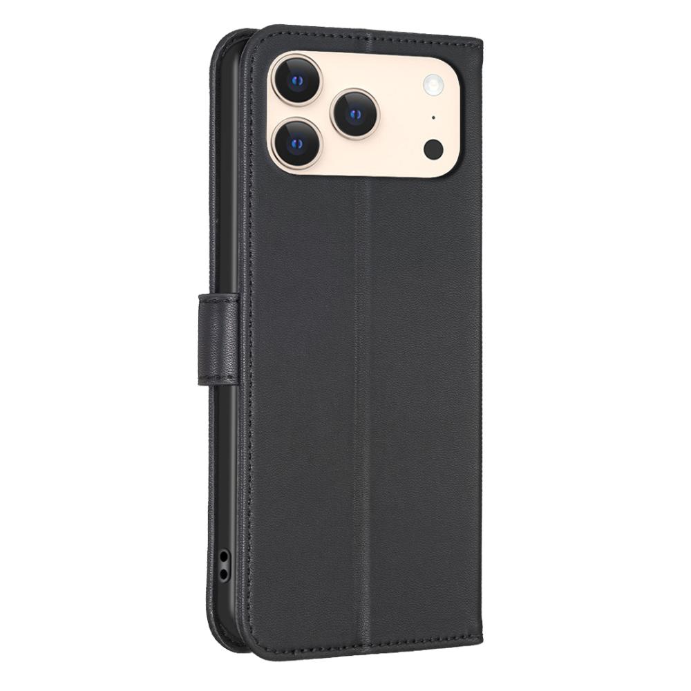  iPhone 17 Pro Max Fodral Med Blommigt Tryck Svart
