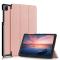  Samsung Galaxy Tab A7 Lite 8.7 - Tri-Fold Läder Fodral - Roséguld