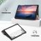  Samsung Galaxy Tab A7 Lite 8.7 - Tri-Fold Läder Fodral - Roséguld