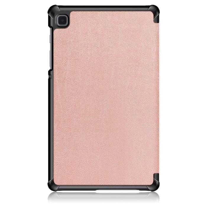 Bild 3,  Samsung Galaxy Tab A7 Lite 8.7 - Tri-Fold Läder Fodral - Roséguld