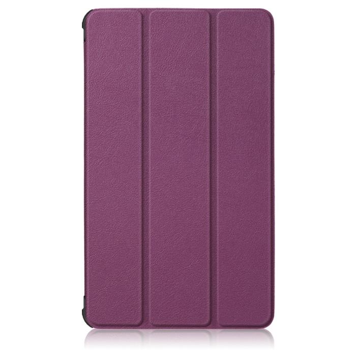 Bild 2,  Samsung Galaxy Tab A7 Lite 8.7 - Tri-Fold Läder Fodral - Lila