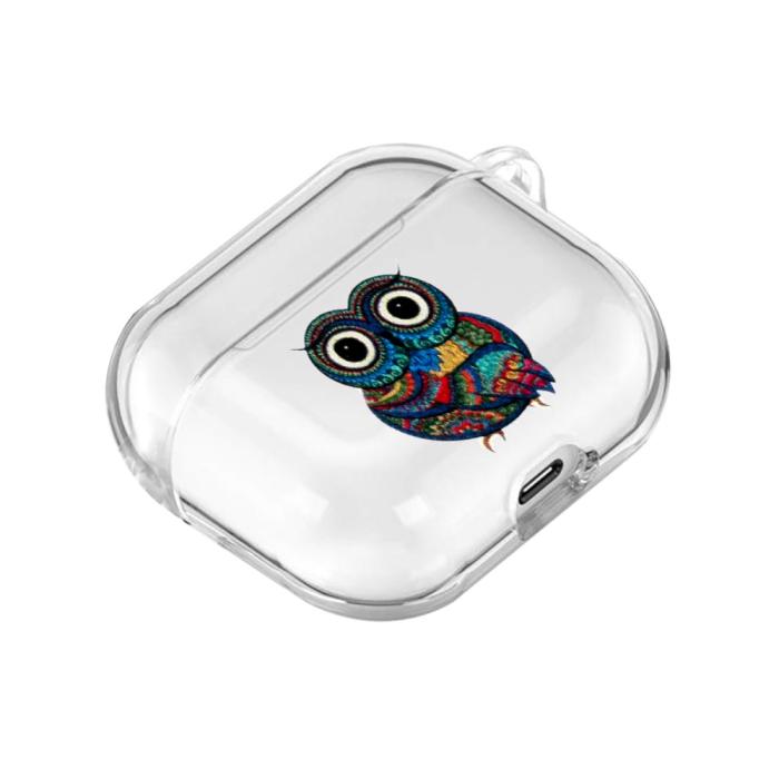 Bild 3,  AirPods Skyddsfodral Med Motiv - Uggla