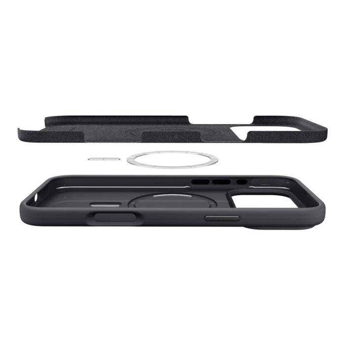 Bild 6, Spigen Spigen iPhone 17 Pro Max Skal MagSafe Silicone Fit Svart