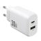 AMORUS Amorus 30W GaN PD QC USB-C / USB-A Väggladdare Vit