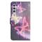  Samsung Galaxy A15 5G Fodral Med Tryck Glittriga Fjärilar