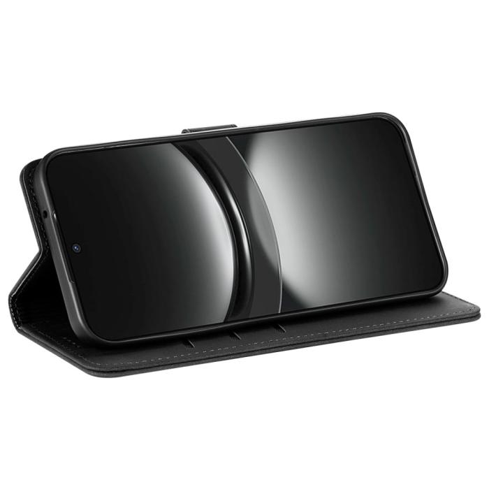 Bild 3, AZNS AZNS Samsung Galaxy S25 Ultra Fodral Läder Svart