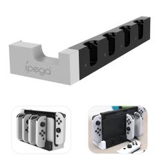 iPega iPega Nintendo Switch LED Laddstation F&ouml;r St&auml;ll och 4x Joy-Con