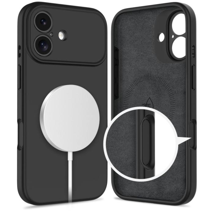Bild 5, Tech-Protect Tech-Protect iPhone 17 Skal MagSafe Silicone Svart