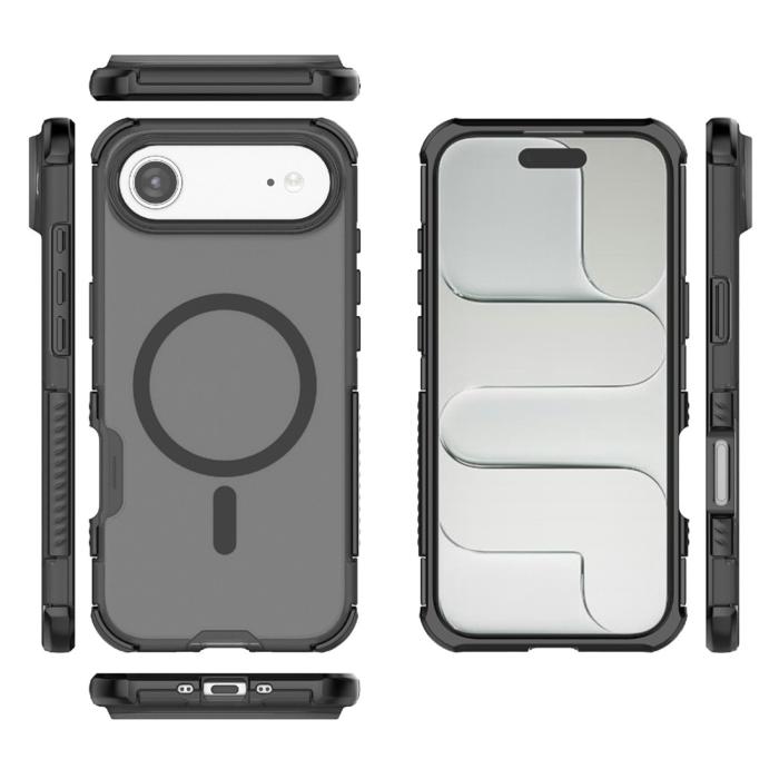 Bild 5,  iPhone Air Skal MagSafe Shockproof Hybrid Svart