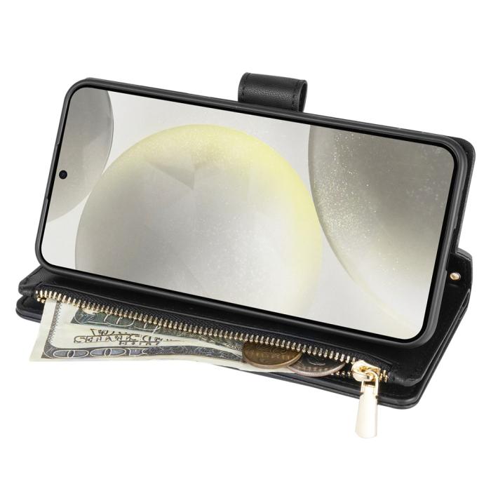 Bild 2,  Samsung Galaxy S26 Ultra Fodral Rhombus Läder Svart