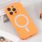  iPhone 15 Pro Max Skal MagSafe Liquid Silikon Orange