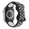 ColorPop Sportarmband Dual-Color Apple Watch 42/41/40/38 mm (S/M) Svart/Vit
